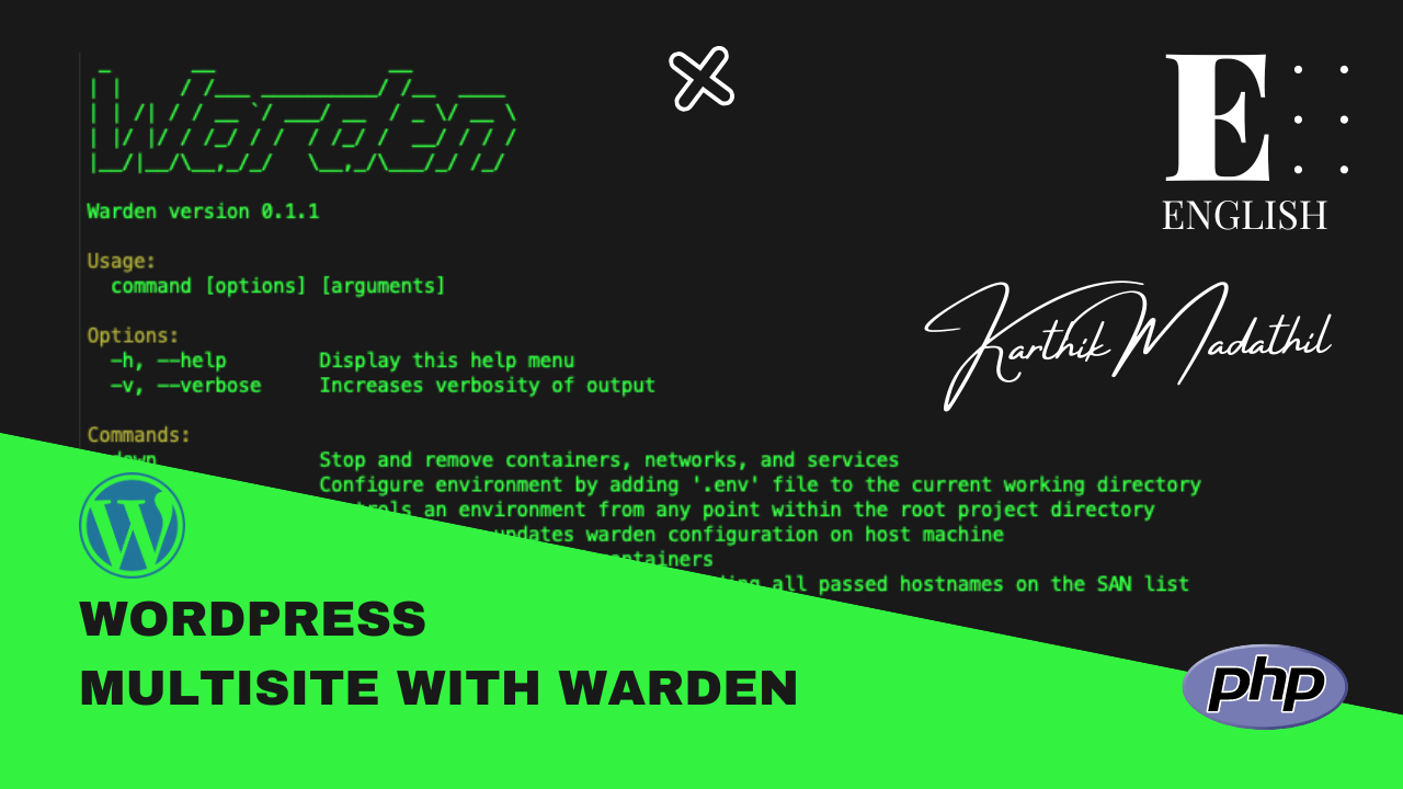 How to setup WordPress Multisite using subdirectories on Warden 